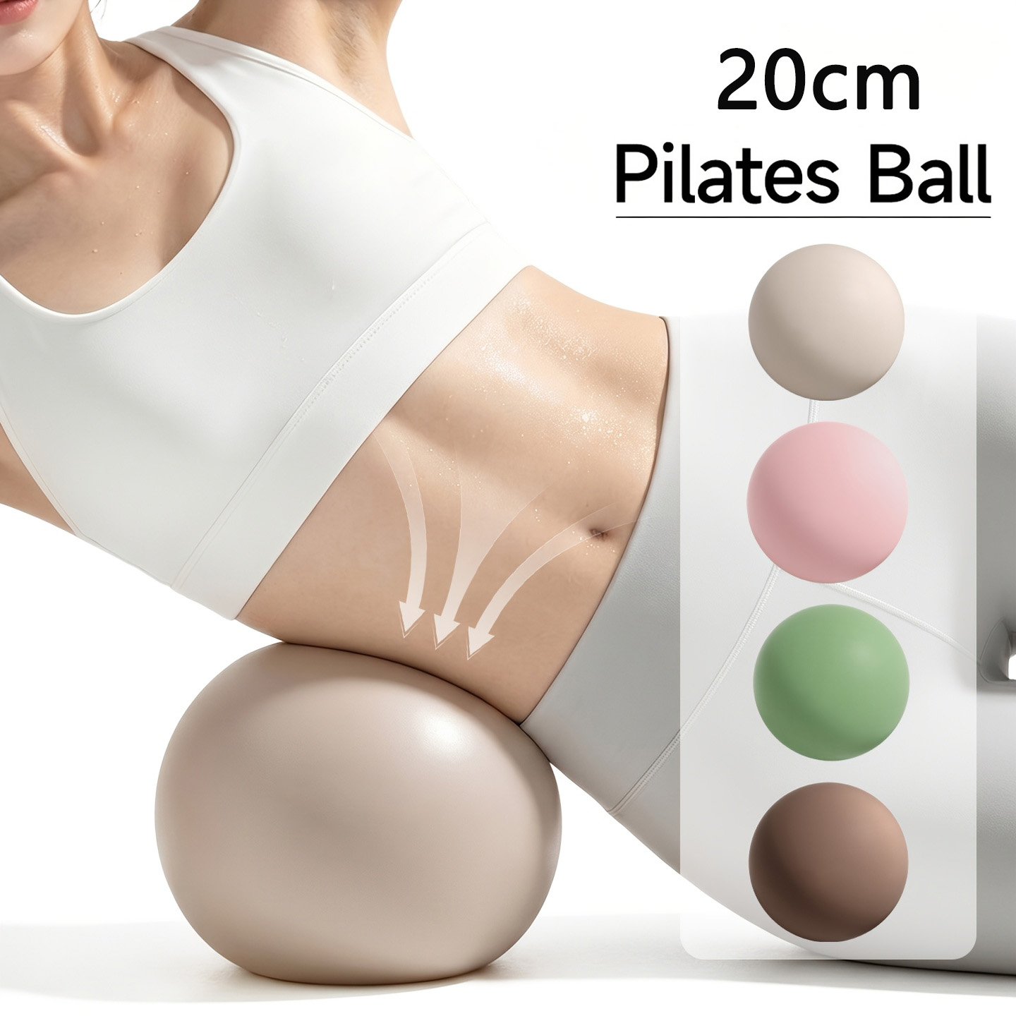 Pilates Ball Mini - 7.87 İnç Mini Yoga Fitness Topu