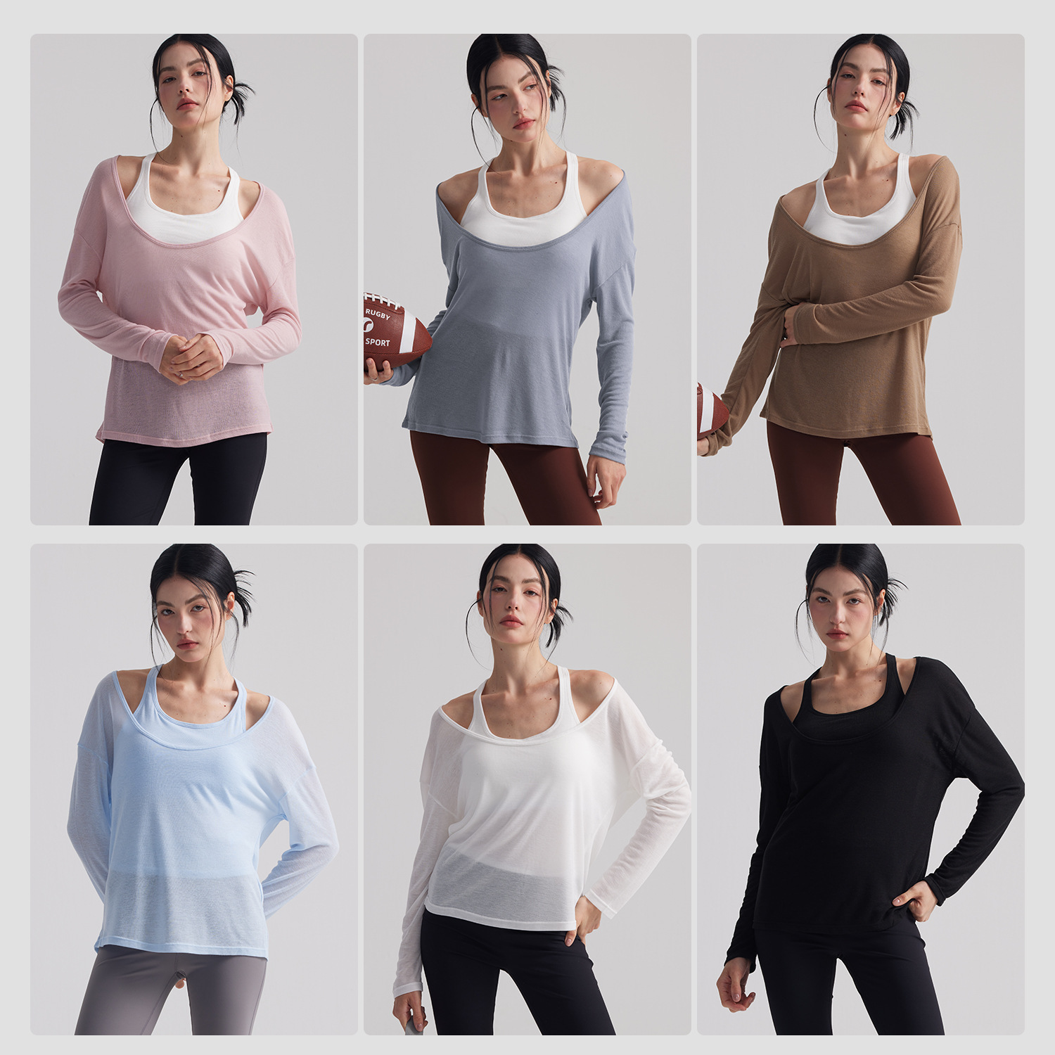 Kadınlar İçin Bol Yarı Şeffaf  - Pilates Yoga Outfit incelemesi ve fiyatı