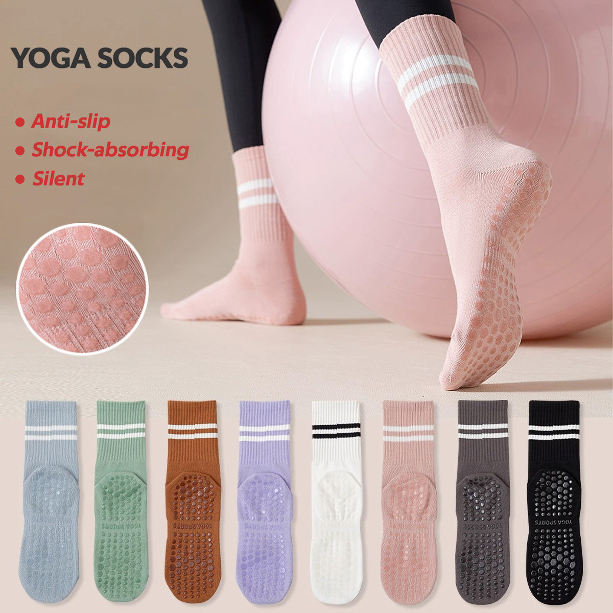 Kadınlar için 3 Çift Uzun Yoga - Pilates Yoga Barre incelemesi ve fiyatı